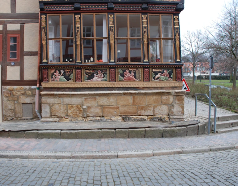 Restaurierte Fassade